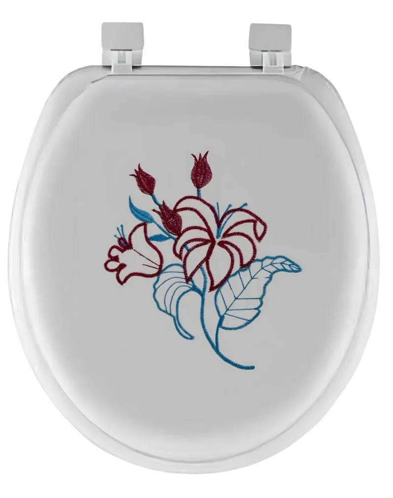 Сиденье для унитаза Мягкое Vannalux С Вышивкой  – 7002