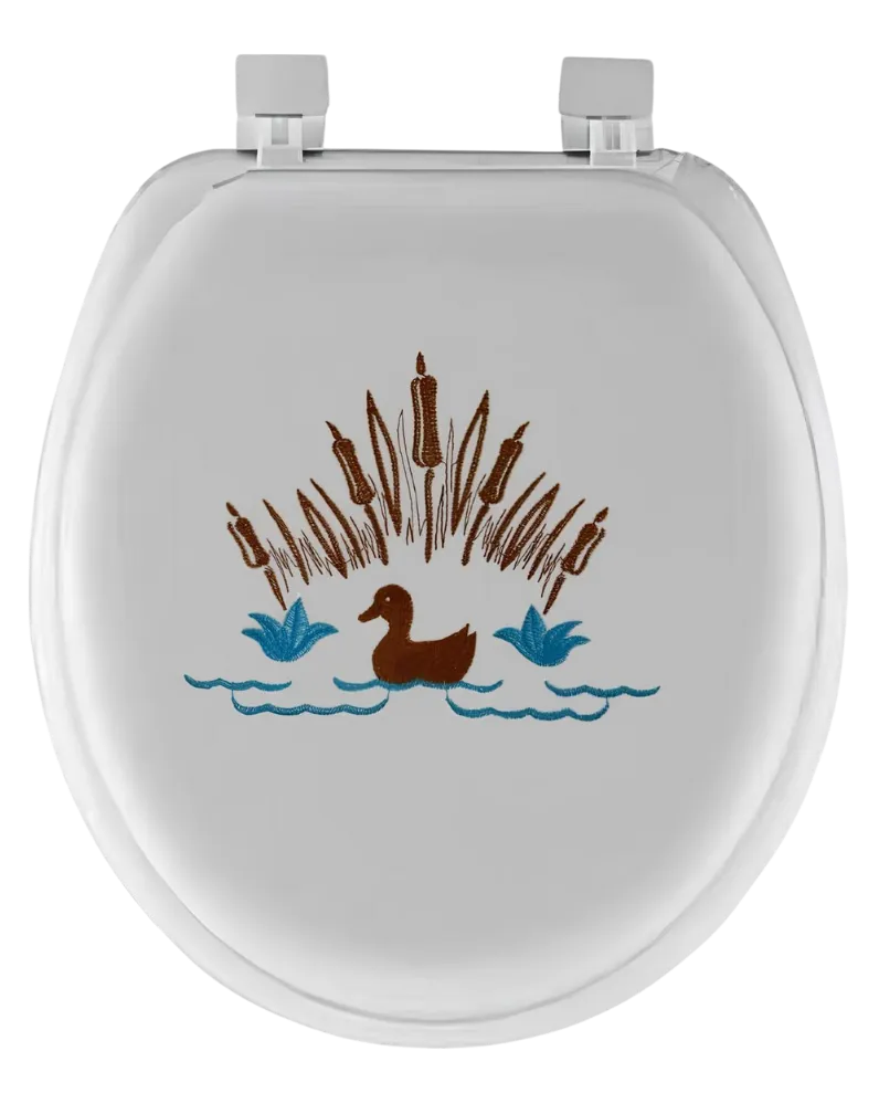 Сиденье для унитаза Мягкое Vannalux С Вышивкой  – 7003