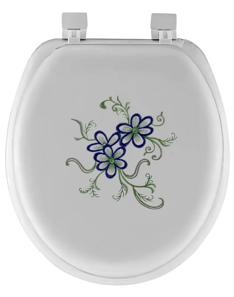 Сиденье для унитаза Мягкое Vannalux С Вышивкой  – 7004