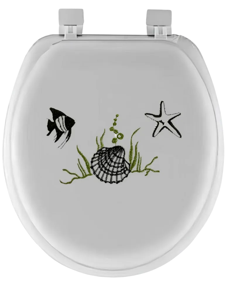 Сиденье для унитаза Мягкое Vannalux С Вышивкой  - 7008