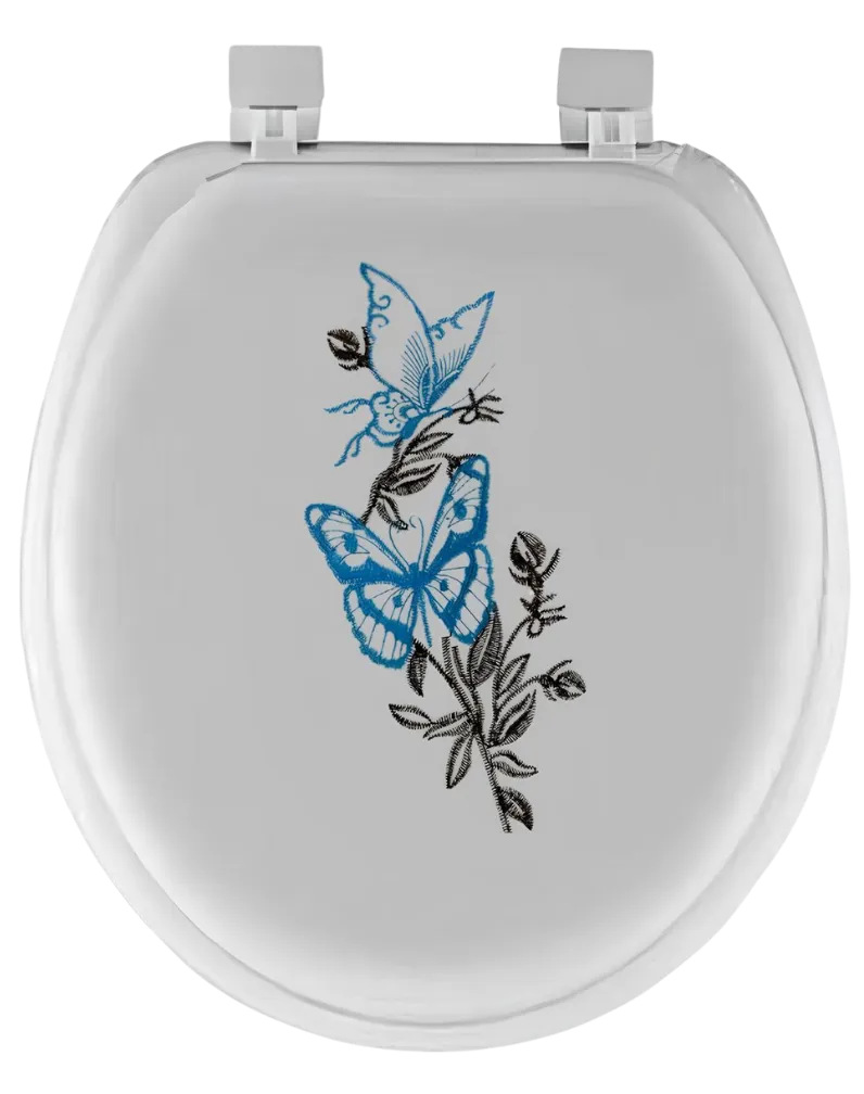 Сиденье для унитаза Мягкое Vannalux С Вышивкой  – 7009