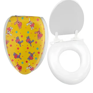 Сиденье для детского унитаза Мягкое Softy Child Size Toilet Seats -жёлтый- Mix
